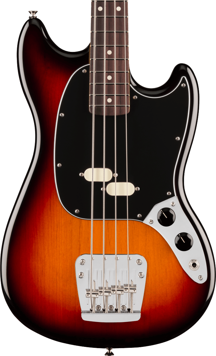 Fender American Professional Classic Mustang Bass in Faded Dakota